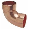 American Imaginations 4 in. x 4 in. Copper 90 Elbow - Wrot AI-35304